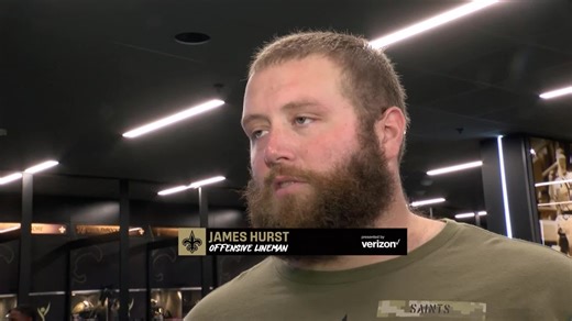 James Hurst on offensive line play in Week 16 | New Orleans Saints
