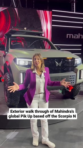522K views · 12K reactions | Mahindra unveils new global Pik up based on the Scorpio N. This is expected by 2027 but here's a glimpse into its exterior features and what it's got in store. #mahindra #sxorpion #globalpik | Mashable India | Facebook
