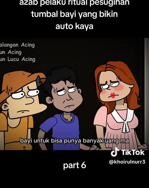 Cerita Pesugihan Tumbal Bayi dalam Kartun Lucu