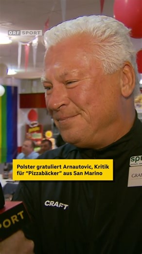 Toni Polster gratuliert im ORF-Interview Marko Arnautovic zum neuen ÖFB-Torrekord, findet aber kritische Worte für das Nationalteam von San Marino: "Auf internationalem Parkett hat diese Mannschaft nichts verloren, das ist eine Auswahl an Pizzabäckern." | ORF Sport