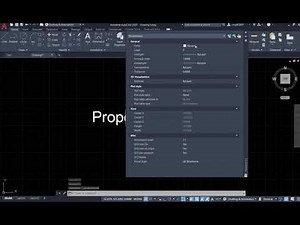 AutoCAD 2021 Tutorial: Properties Panel (I)--an overview