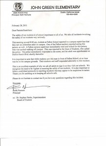 Parents Concerned About Suspicious Adult Near Schools