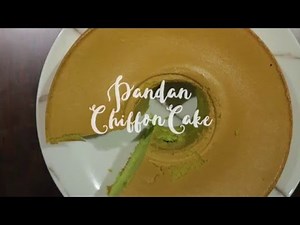 How to Make a Pandan Chiffon Cake - Recipe