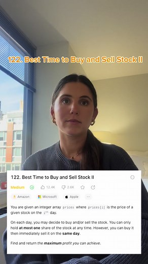 Leetcode 122. Best Time to Buy and Sell Stock II #coding #python #leetcode #codinginterview