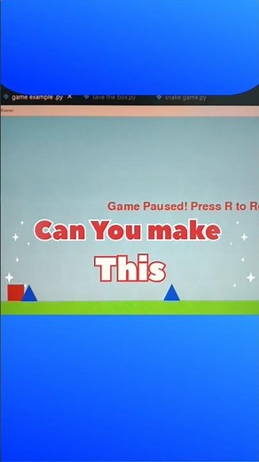 Can you make this in Python #python #shorts