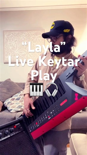 Layla – Derek and the Dominos | Live Keytar Cover (NYC Session Keyboardist 🎹) #shorts