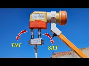 How to operate TNT terrestrial and satellite channels with one TV cable