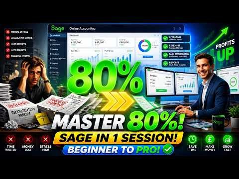 🚀 Master 80% of Sage Online Accounting in One Session The Fast-Track Guide for Beginners