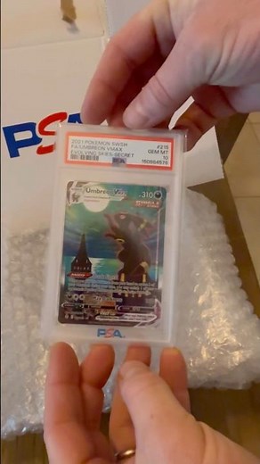 PSA 10 Umbreon Full Art Vmax Evolving Skies abt $5000 #pokemoncards #pokemontcg #tcg #fyp #fypシ