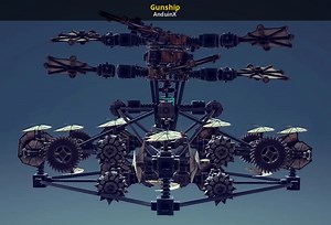 Gunship Mod for Besiege | BSG Mods