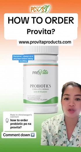 1.1K views · 11 reactions | How to get Provita Probiotics check out nawww.provitaproducts.com 9.9 grandest sale ngayon to COD available sa website #pcos #pcos #pcoscoachbarbie #BEPCOSFREE #pcos30 #womenshealth #provita #PCOSCHALLENGE #trendingreels #pcoscoach #pcosweightloss #trending #viral #reels | Proweightloss Program | Facebook