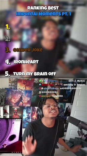 Ranking Best ImDontai Moments Pt 1 #funny #viral #imdontai #ranked #trending #shorts #shortsfeed