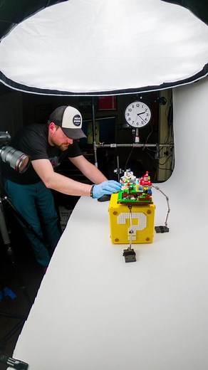 LEGO Mario Stop Motion: Behind the Scenes | Super Mario Animation