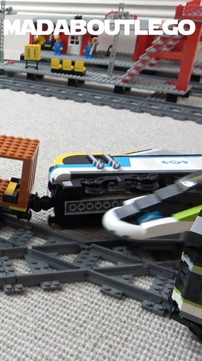 16 reactions | More LEGO Train crashes. Check out our YouTube channel. #lego #train #crash #crashes #railway | Madaboutlego | Facebook