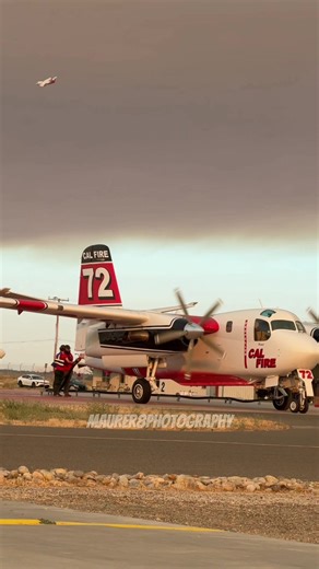 Aerial Firefighting Efforts at ANF Fox Field