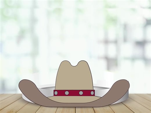 Cowboy Hat Paper Crown, Coloring Craft for Kids, Cowgirl & Cowboy Activity Wild West Costume Birthday Printable Favor Costume DIY Kids Craft - Etsy