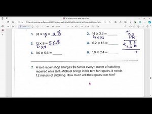 Reveal math grade 5 lesson 6 _ 4 use an area model to multiply decimals