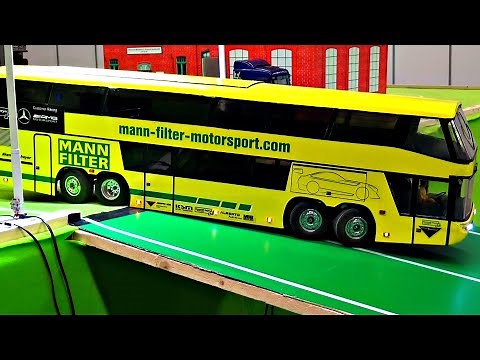STUNNING RC BUS + TRAILER / TRICKY DRIVING / NEOPLAN