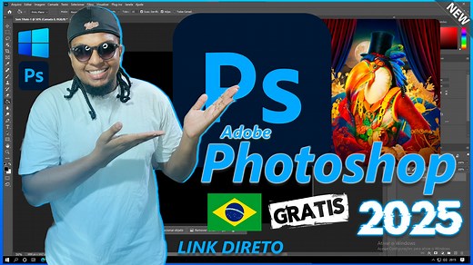 🔵Como Baixar e Instalar Adobe Photoshop 2025 Pt-BR ( Multilinguagem ) Ativação Automática Permanente! Link Direto Sem Encurtador! 🔵 Invista em Ferramentas e conhecimento! 🔥📚 DE 2 MILHÕES DE ARTES EDITÁVEIS : https://go.hotmart.com/F29094673L Aprenda Designer do ZERO: https://go.hotmart.com/X101345492I Aprenda Illustrator do ZERO: https://go.hotmart.com/R101345453L Neste Vídeo eu ensino a como baixar e instalar Adobe Photoshop 2025 Multilíngue de uma forma simples e fácil! ✅💻 ✨Big Pack Desig