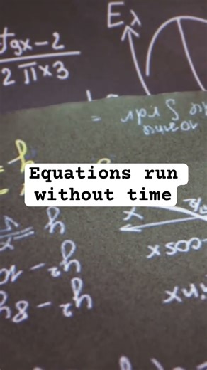 Equations run without time