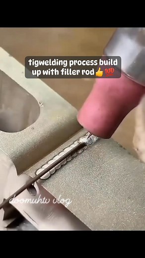 tigwelding process build up using filler rod #doomuhtvvlog #highlights2025 #highlightseveryonefollowers2025 #nonfollowersviewers #highlightsシ゚ #fabrication #tigwelding #metalfabrication #migwelding #highlight #tips #welding #welder #weldingmachine | Oliver Zamora