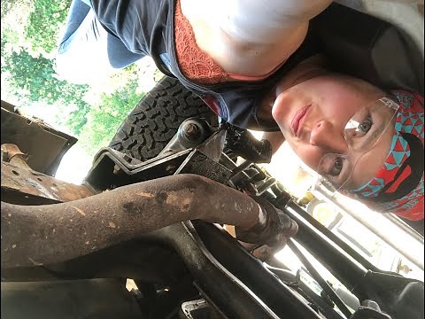 Transmission maintenance on a Bronco