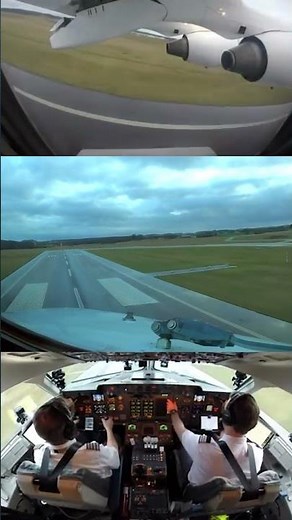 FULL FOCUS! Avro RJ100 Takeoff! [AIRCLIPS]