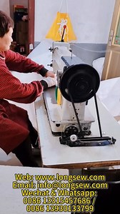 1.4K views · 25 reactions | Single needle lockstitch overseaming sew, double needle chain stitch safety sew for big bag. | Vicky Wang | Facebook