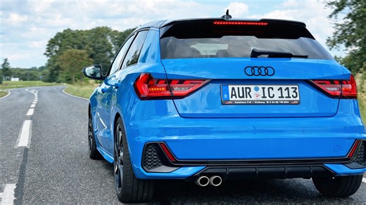 Audi A1 200HP autobahn top speed test