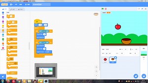 scratch3接苹果游戏制作教程