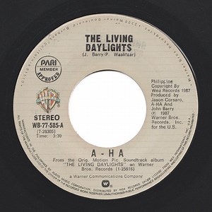 a-ha - The Living Daylights