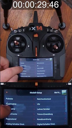 Spektrum iX14 Nurflügel Setup / Servowegbegrenzung ERKLÄRT IN 60SEK