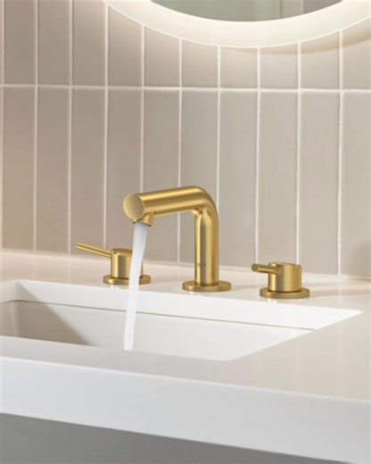 72 reactions | Clean and sophisticated with exquisite finishes that complete every bathroom. The Concetto Widespread Faucet. https://brnw.ch/21wX069 | GROHE | Facebook