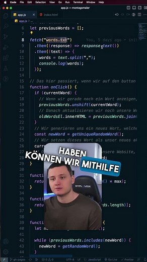 Dateien auslesen mit JavaScript in unter 30 Sekunden! #javascript #programmieren