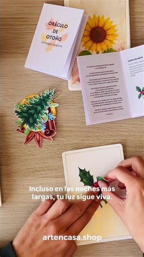 Magical meaning of holly 🌿 in an oracle card 🎴 ✨ create your own DIY oracle