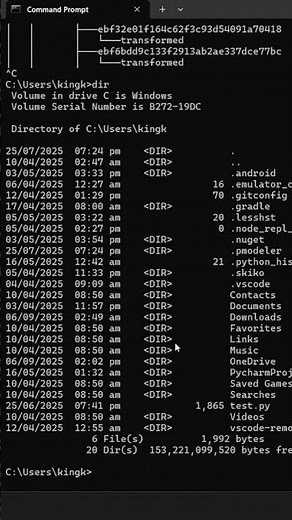 🚀 Top CMD Tricks in 30s! | tree 🌳 dir 📂 systeminfo 🖥️