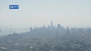 Wildfire smoke from CA-OR border causing poor air quality conditions across Bay Area