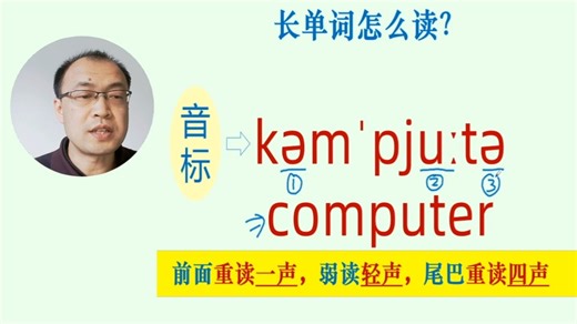 英语音标：单词computer怎么读？