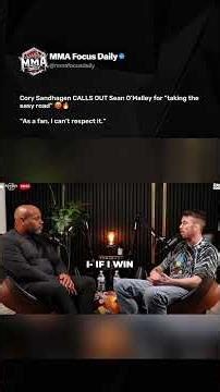 Cory Sandhagen BLASTS Sean O’Malley’s “easy fight” mentality 😳