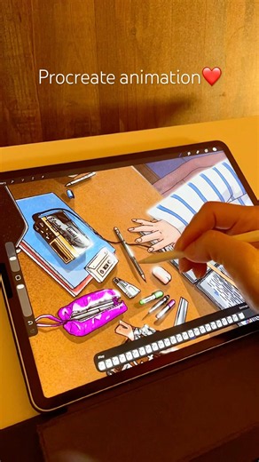 프로크리에이트로 만든 애니메이션!!❤️ #procreate #procreatedreams #animation