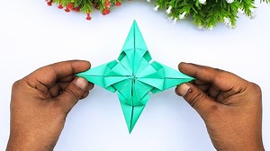 32K views · 2.7K reactions | How To Fold An Origami Star Making With Paper | Origami Ninja Star Easy To Make | Paper School Craft #Ninja Star #OrigamiStar #Star | Mr. Creator | Facebook