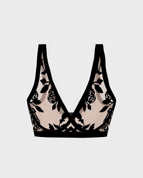 Madam Oh La La Sheer Bralette for Women | EBY