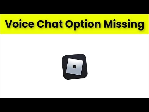 Roblox Voice Chat Option Not Showing / Missing Issue - 2022 - Fix