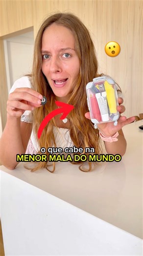 Viajei com a MENOR MALA DO MUNDO! #shorts