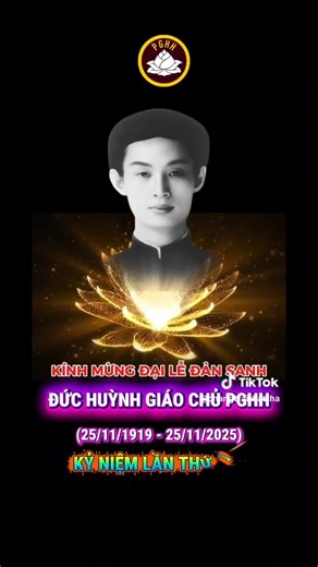 Kính mừng đại lễ Đảng sanh của ĐỨC HUỲNH GIÁO CHỦ PGHH kính chúc toàn thể đồng đạo trong và ngoài nước hưởng một mùa đại lễ được an lành hạnh phúc Luôn luôn ghi nhớ công ơn và lời dạy của Đức Thầy mà tin tấn tu hành cho đến ngày được thành công viên mãn ạ Xưa nay chẳng có mấy khi Dương trần có Phật vậy thì xuống đây.🙏🪷 #chiasephatphap #PGHH #foryou #f