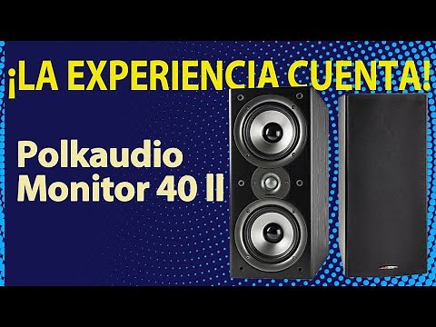 Altavoces Polk Audio Monitor 40 II. la experiencia dice mucho (demo de sonido) (2021) #polkaudio