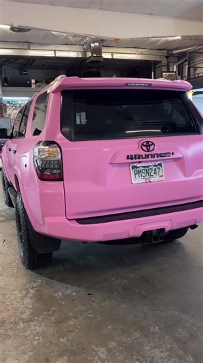 Pink Toyota 4Runner Vinyl Wrapped in Avery Dennison