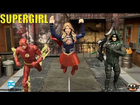 McFarlane DC Multiverse Supergirl CW Arrowverse Melissa Benoist Action Figure Review & Comparison