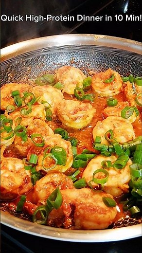 Butter Garlic Shrimp 🍤 | Quick 10-Minute High-Protein Dinner