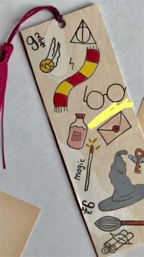 Harry Potter bookmarks ideas 💡💟